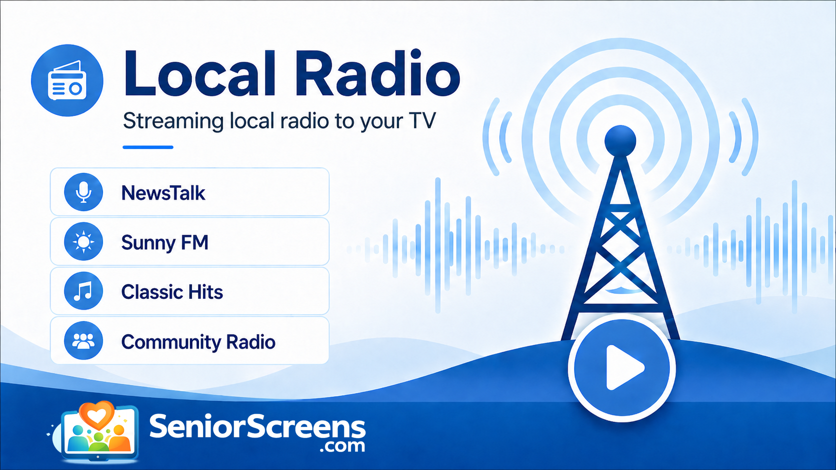 Streaming local radio to your TV